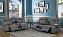 Load image into Gallery viewer, Conrad - Upholstered Padded Arm Motion Sofa Set