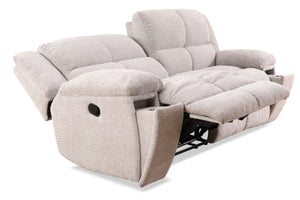 Buster - Manual Reclining Sofa Loveseat And Recliner - Opal Taupe