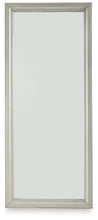 Load image into Gallery viewer, Evesen - Champagne - Floor Standing Mirror With Storage