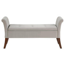 Load image into Gallery viewer, Farrah - Velvet Upholstered Rolled Arm Storage Bench