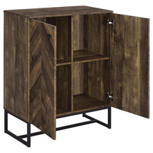Load image into Gallery viewer, Carolyn - 2 Door Engineered Accent Wood Cabinet - Rustic Oak