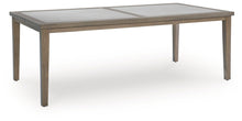 Load image into Gallery viewer, Rainier Ranch - Brown / Beige - Rectangle Dining Table With Umbrella Option