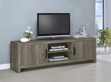 Load image into Gallery viewer, Burke - 2 Door Engineered Wood TV Stand - Gray Driftwood