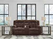 Load image into Gallery viewer, Free Wake - Chocolate - Double Relcining Power Loveseat With Console