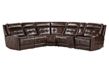 Load image into Gallery viewer, Canterbury - 6 Piece Zero Gravity Modular Power Reclining Sectional - Acorn