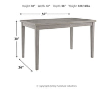 Load image into Gallery viewer, Parellen - Gray - Rectangular Dining Room Table