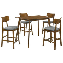 Load image into Gallery viewer, Robbie - 5 Piece Counter Height Dining Set - Walnut