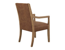 Load image into Gallery viewer, Verona - Upholstered Dining Armchair - Brown