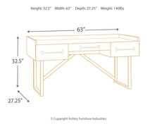 Load image into Gallery viewer, Starmore - Brown - Home Office Desk