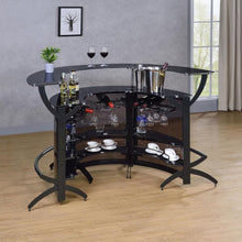 Load image into Gallery viewer, Dallas - 3-Piece Curved Freestanding Home Bar Cabinet