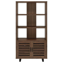 Load image into Gallery viewer, Maddox - 3-Shelf Cabinet Bookcase - Walnut