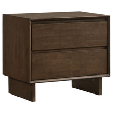 Load image into Gallery viewer, Glenwood - 2-Drawer Nightstand Bedside Table - Warm Brown