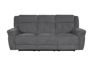 Richland - Power Reclining Sofa - Bristol Gray