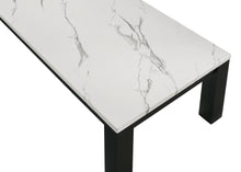 Load image into Gallery viewer, Ivy - 3 Piece Faux Marble White Cocktail Set - White / Black