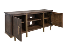 Load image into Gallery viewer, Onix - 2 Door TV Stand - Mahogany Brown