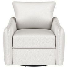 Load image into Gallery viewer, Madia - Upholstered Sloped Arm Swivel Glider Chair - Vanilla