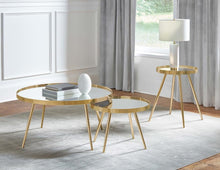 Load image into Gallery viewer, Kaelyn - 2 Piece Round Mirror Top Nesting Coffee Table