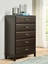 Load image into Gallery viewer, Vanmore - Dark Brown - Five Drawer Chest