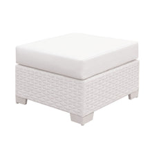 Load image into Gallery viewer, Somani - Small Ottoman - White