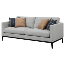 Load image into Gallery viewer, Apperson - Upholstered Track Arm Sofa - Light Gray