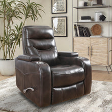 Load image into Gallery viewer, Origin Manual - Manual Swivel Glider Recliner - Truffle