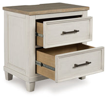 Load image into Gallery viewer, Shaybrock - Antique White / Brown - Two Drawer Night Stand