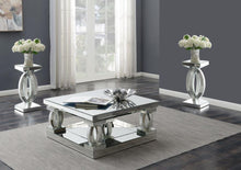 Load image into Gallery viewer, Amalia - Mirrored Coffee Table Set