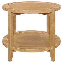 Load image into Gallery viewer, Camillo - Round Solid Wood Side End Table - Maple