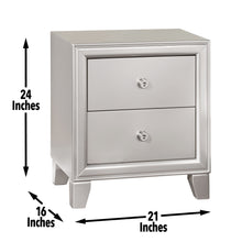 Load image into Gallery viewer, Omni - 5 Piece King Bedroom Set - Pearl Silver