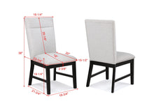 Load image into Gallery viewer, Sebastian - Side Chair (Set of 2) - Black / Gray