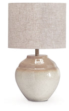 Load image into Gallery viewer, Waldish - Cream / Beige - Metal Table Lamp