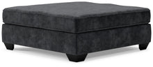 Load image into Gallery viewer, Lavernett - Charcoal - Oversized Accent Ottoman