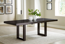 Load image into Gallery viewer, Neymorton - Dark Grayish Brown - Rectangular Dining Room Butterfly Extension Table
