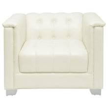 Load image into Gallery viewer, Chaviano - Upholstered Track Arm Accent Chair - Pearl White
