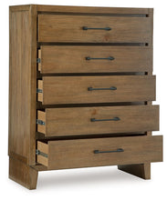 Load image into Gallery viewer, Sherbana - Light Brown - Five Drawer Chest