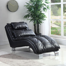 Load image into Gallery viewer, Dilleston - Faux Leather Upholstered Tufted Chaise