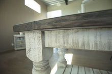 Load image into Gallery viewer, Stone - Sofa Table - Antiqued Ivory / Weathered Gray