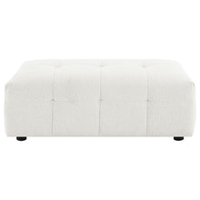 Load image into Gallery viewer, Everly - Boucle Upholstered Rectangular Ottoman - White