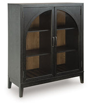 Load image into Gallery viewer, Armenleigh - Black / Brown - Bar Cabinet