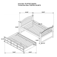 Load image into Gallery viewer, Norwood - 3-Drawer Twin Bed With Captains Trundle - Chestnut