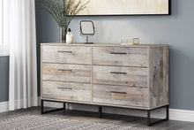 Load image into Gallery viewer, Neilsville - Whitewash - Six Drawer Dresser - Vinyl-Wrapped