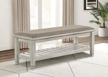 Load image into Gallery viewer, Franco - Fabric Upholstered Bench With Shelf