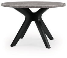 Load image into Gallery viewer, Glinari - Taupe / Black - Round Dining Room Table