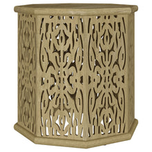 Load image into Gallery viewer, Torres - Octagonal Solid Mango Wood Side Table - Natural Brown