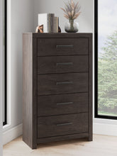 Load image into Gallery viewer, Prendonea - Charcoal - Five Drawer Chest