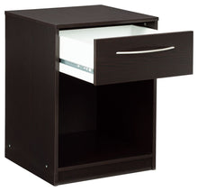 Load image into Gallery viewer, Finch - Black - One Drawer Night Stand