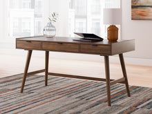 Load image into Gallery viewer, Lyncott - Brown - 3 Pc. - Home Office Desk, Chair, Bookcase