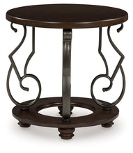 Load image into Gallery viewer, Frallyn - Dark Brown - Round End Table