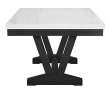 Load image into Gallery viewer, Varley - Genuine Marble Dining Table - Charcoal &amp; White
