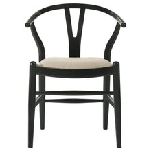 Load image into Gallery viewer, Crestmont - Wood Wishbone Dining Side Chair (Set of 2) - Black